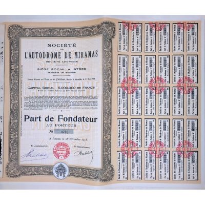 Sté de l'Autodrome de Miramas (PF)