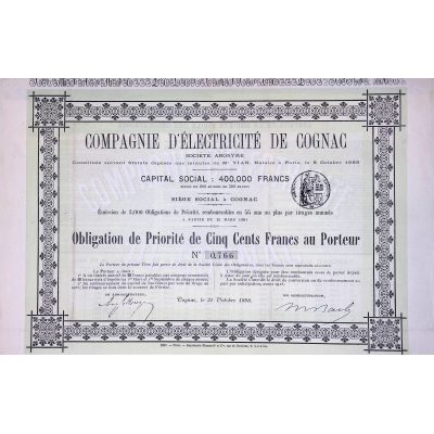 Cie d'Electricité de Cognac