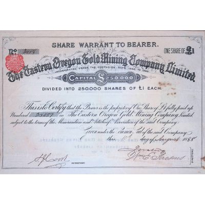 The Eastern Oregon Gold Mining Company Ltd. (Mine d'Or de l'Est-Oregon)