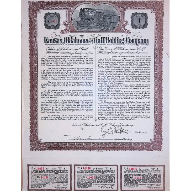 Kansas, Oklahoma and Gulf Holding Company