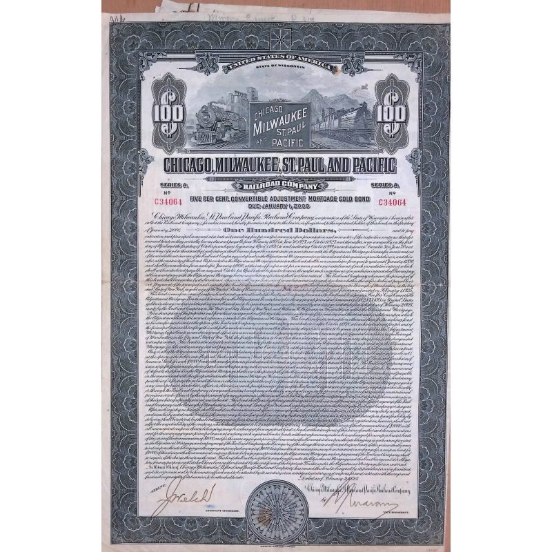 Chicago, Milwaukee, St. Paul and Pacific Railroad Company $100