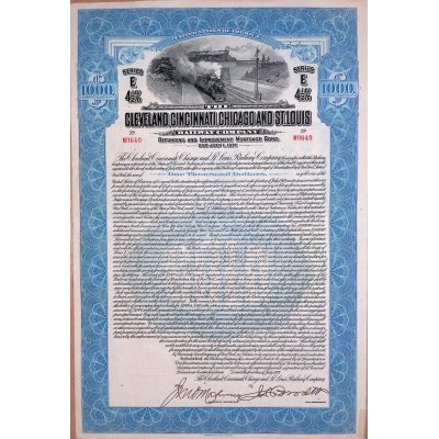 The Cleveland, Cincinnati, Chicago and St Louis $1000