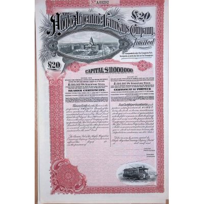 The Anglo-Argentine Tramways Company £20