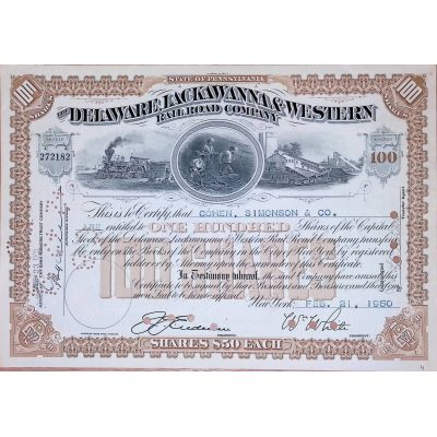 The Delaware Lackawanna & Western Rail Road Company