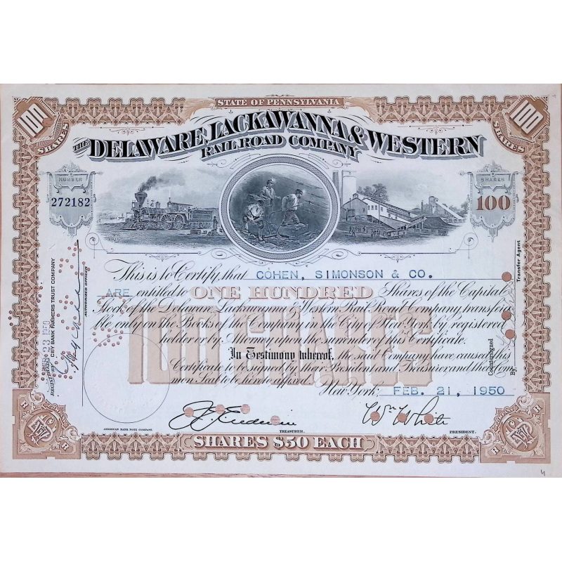 The Delaware Lackawanna & Western Rail Road Company