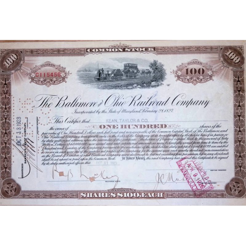 The Baltimore & Ohio Railroad Company