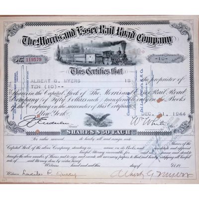 The Morris & Essex Rail Road Company