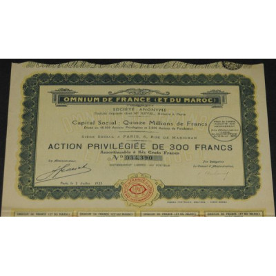 Omnium de France (et du Maroc)