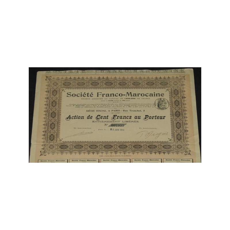 Sté Franco-Marocaine