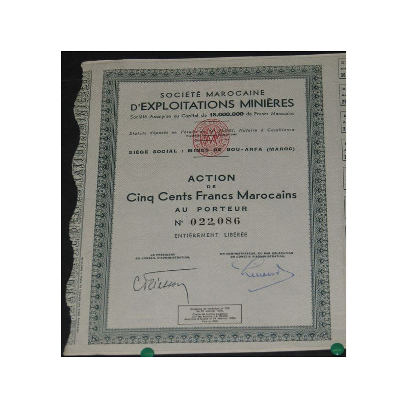 Sté Marocaine d'Exploitations Minières