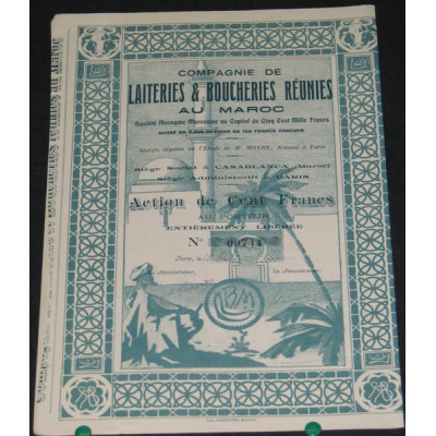 Cie de Laiteries et Boucheries Réunies au Maroc