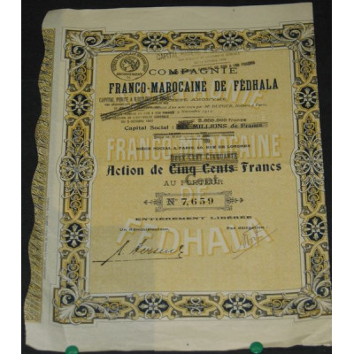 Cie Franco-Marocaine de Fédhala