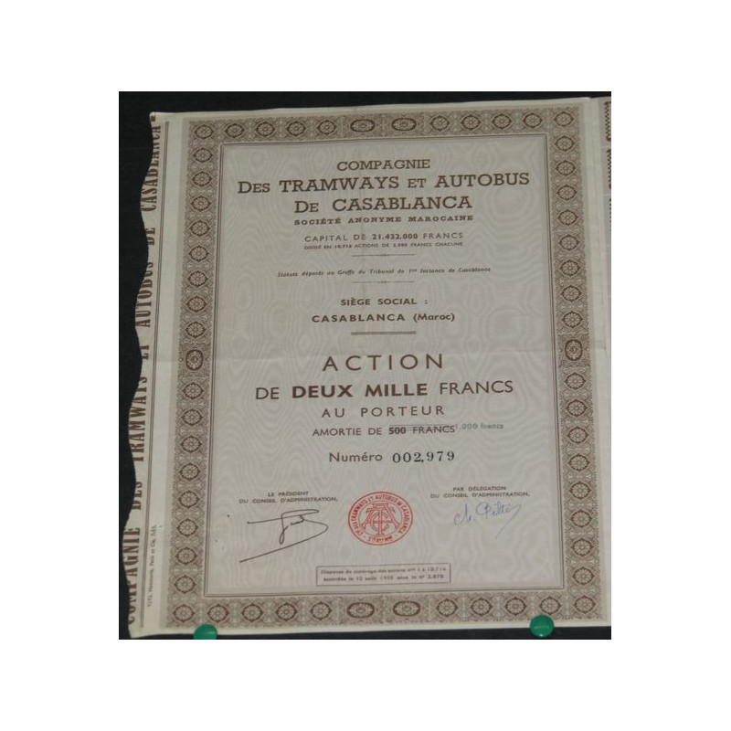 Cie des Tramways et Autobus de Casablanca