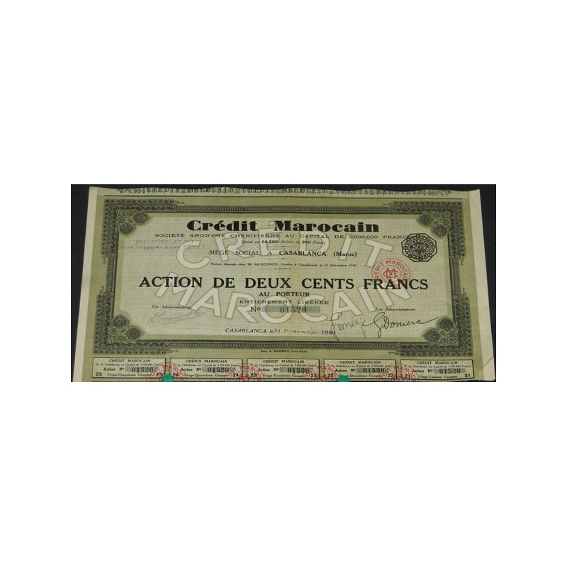 Crédit Marocain (Act 200)