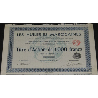 Les Huileries Marocaines