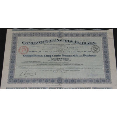 Cie du Port de Fedhala