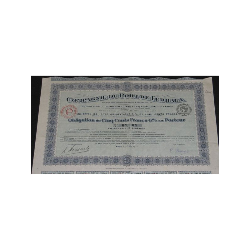 Cie du Port de Fedhala