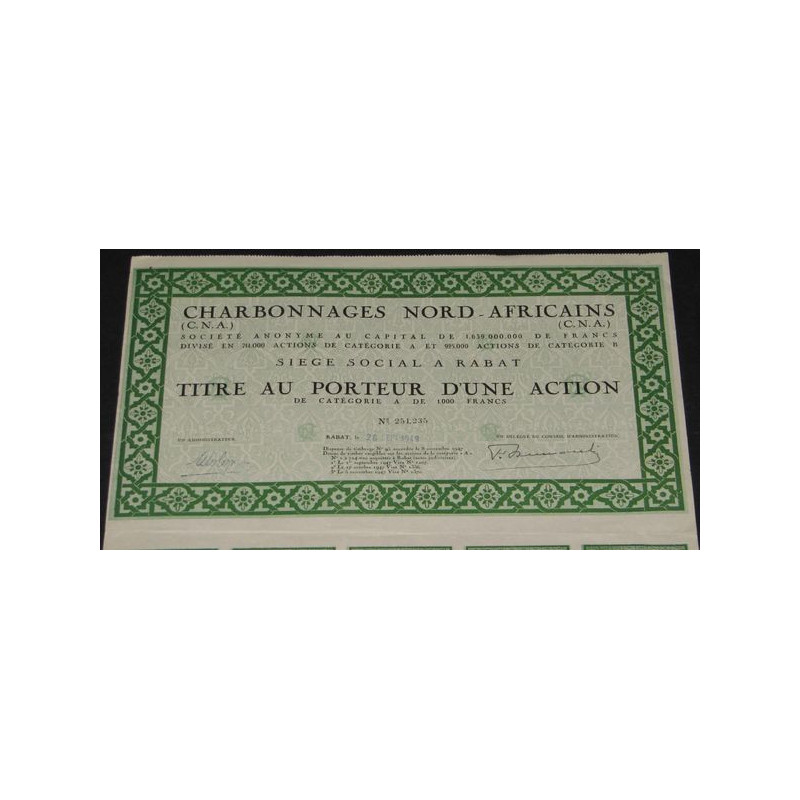 Charbonnages Nord-Africains (C.N.A.)