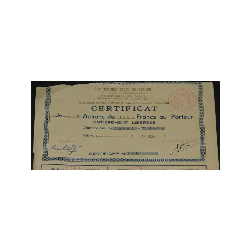 Conserveries Basco Marocaines