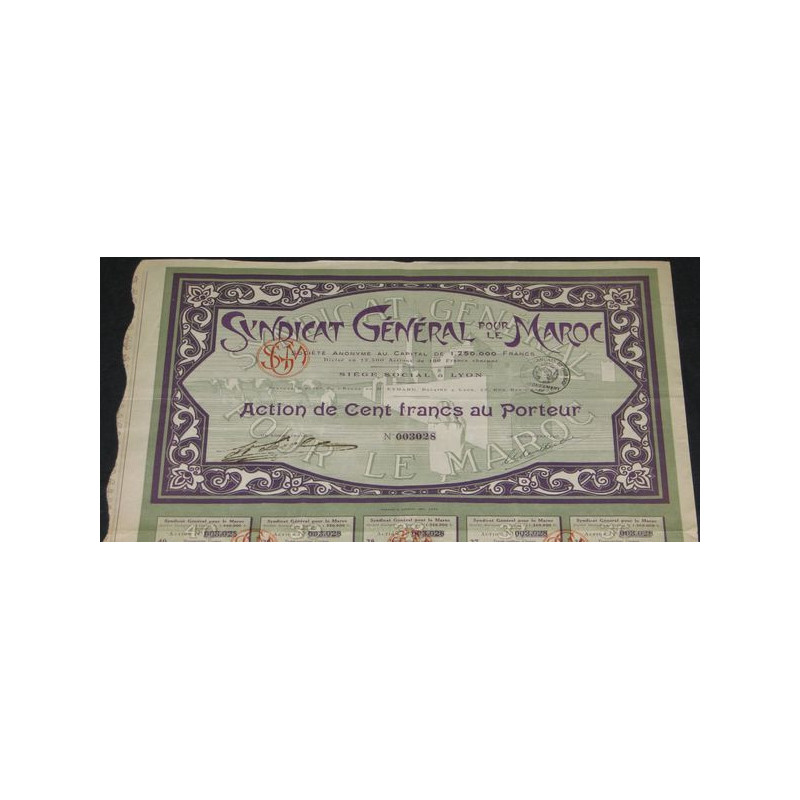 Syndicat Général pour le Maroc