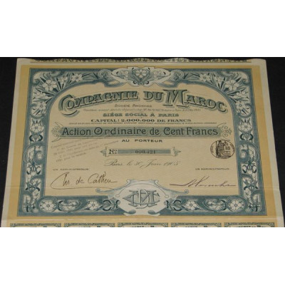 Cie du Maroc (Act O)
