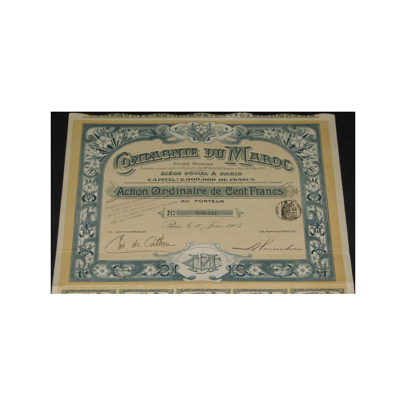 Cie du Maroc (Act O)