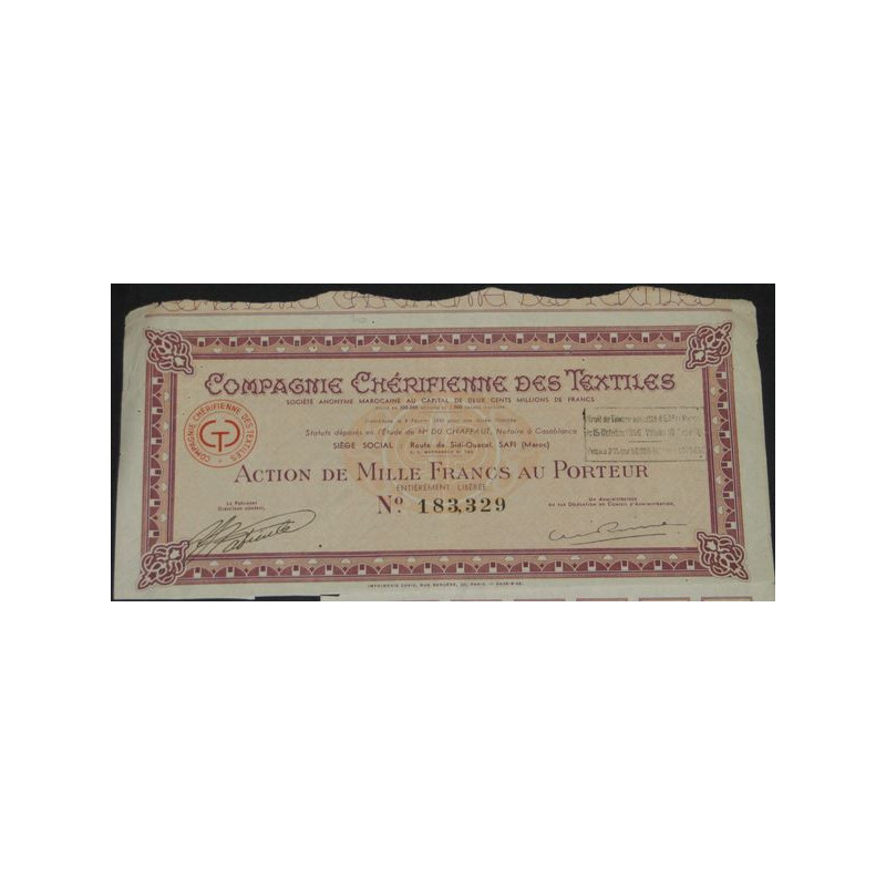 Cie Chérifienne des Textiles