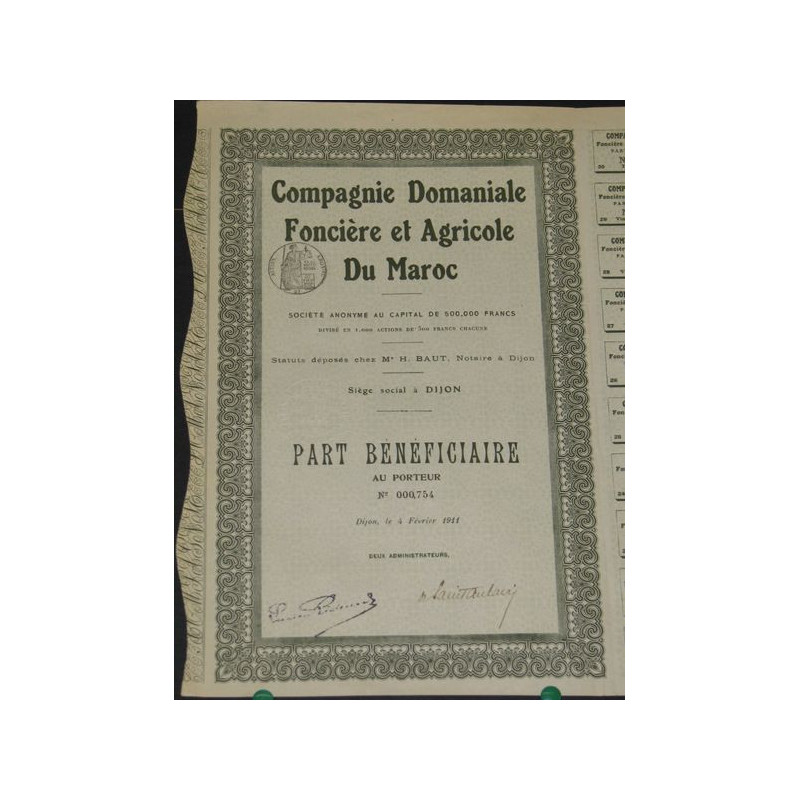 Cie Domaniale Foncière et Agricole du Maroc