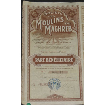 Sté des Moulins du Maghreb (PB)