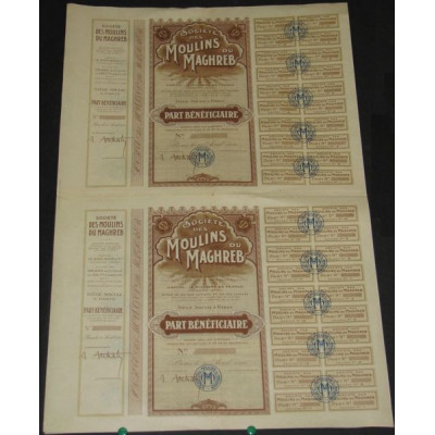 Sté des Moulins du Maghreb (PB) - Epreuve d'imprimerie