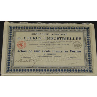 Cie Africaine des Cultures Industrielles