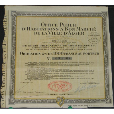 Office Public d'Habitations à Bon Marché de la Ville d'Alger