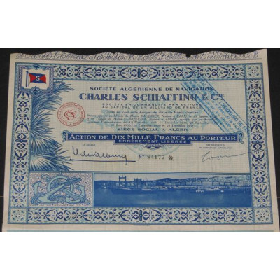 Sté Algérienne de Navigation Charles Schiaffino & Cie