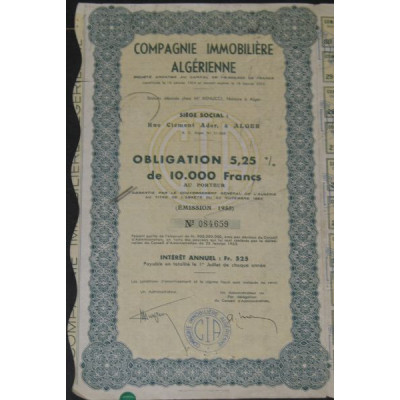 Cie Immobilière Algérienne