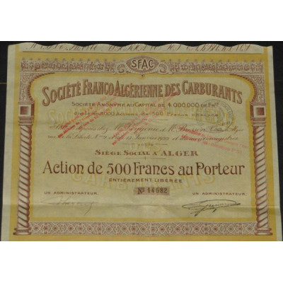 Sté Franco Algérienne des Carburants