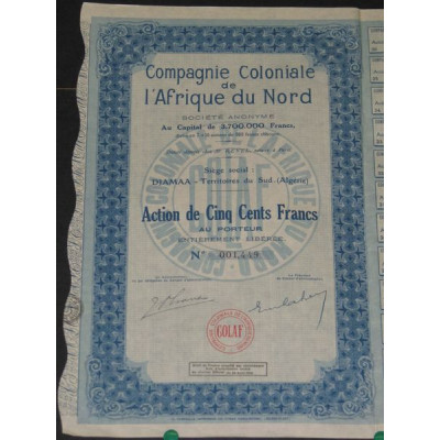 Cie Coloniale de l'Afrique du Nord