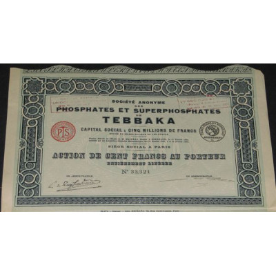 S.A. des Phosphates et Superphosphates de Tebbaka