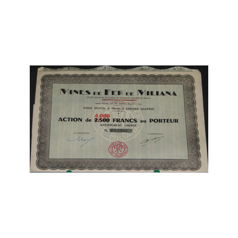 Mines de Fer de Miliana