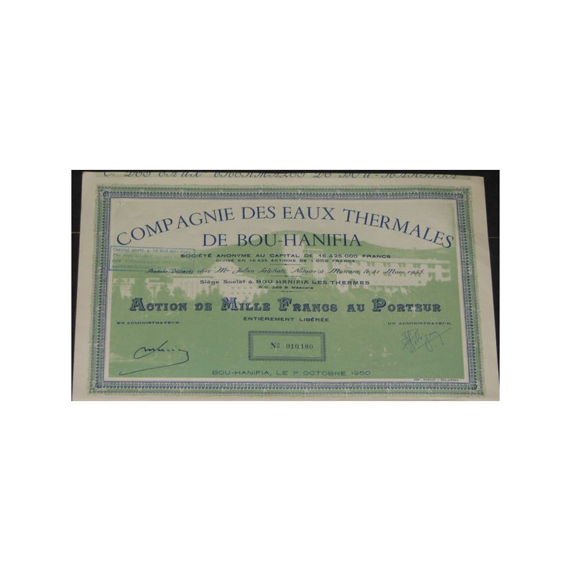 Cie des Eaux Thermales de Bou-Hanifia