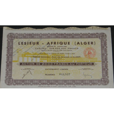 Lesieur - Afrique (Alger)