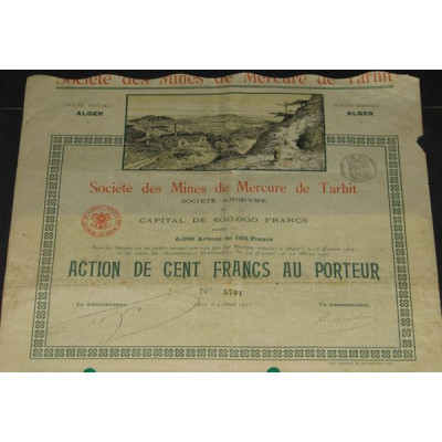 Sté des Mines de Mercure de Tarhit