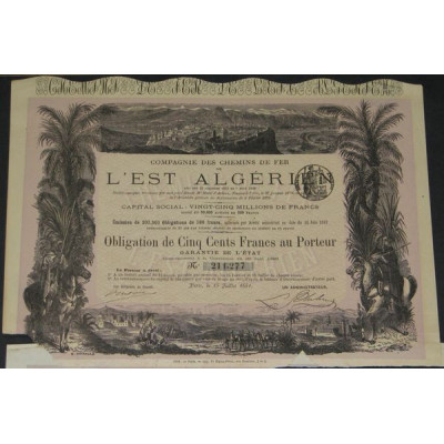 Cie des Chemins de Fer de l'Est-Algérien