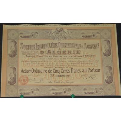 Sté Immobilière Commerciale & Agricole d'Algérie