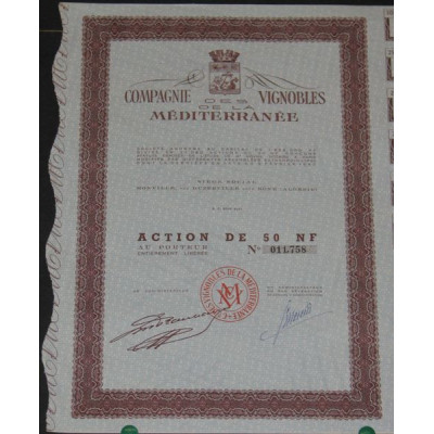 Cie des Vignobles de la Méditerranée