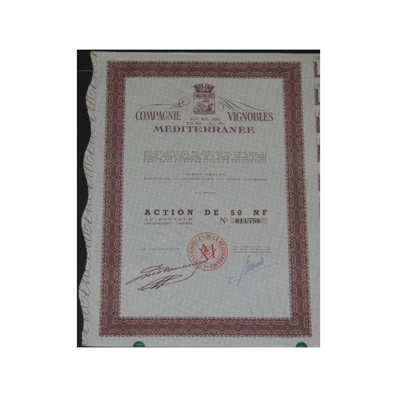 Cie des Vignobles de la Méditerranée