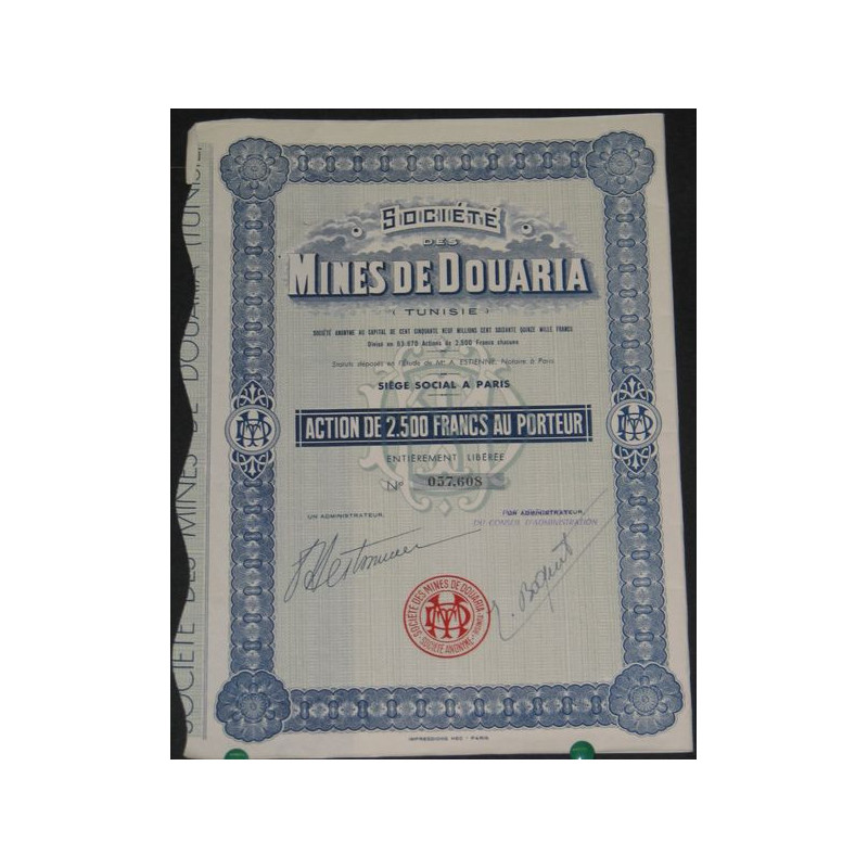 Sté des Mines de Douaria
