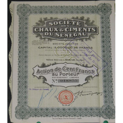 Sté des Chaux et Ciments du Sénégal