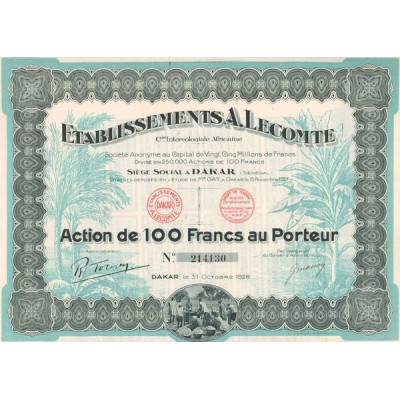 Ets A. Lecomte (Act 100 F)