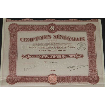 Comptoirs Sénégalais (Act 250 F)