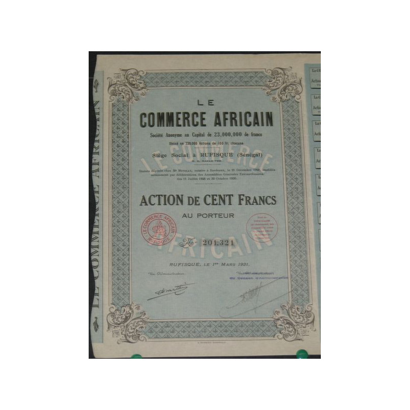 Le Commerce Africain